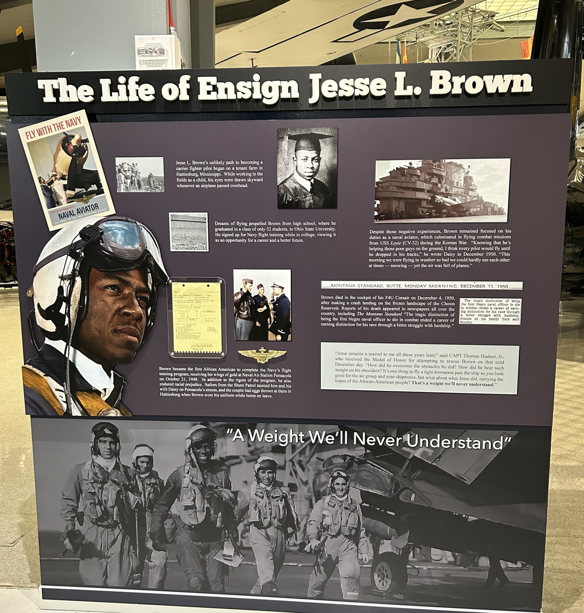 Stories from the National Naval Aviation Museum: Jesse L. Brown