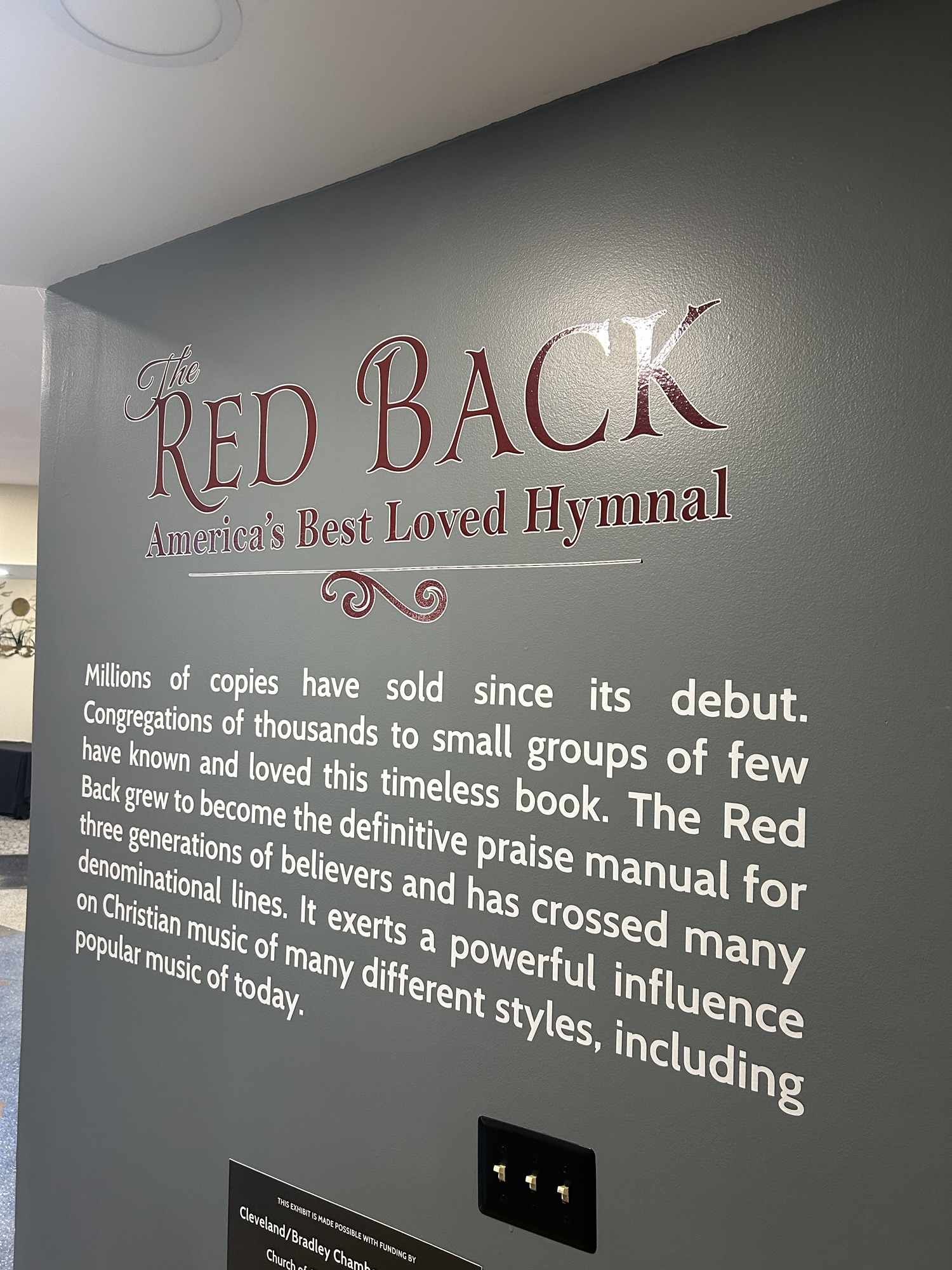 Red Back Hymnal: A Southern Gospel Icon